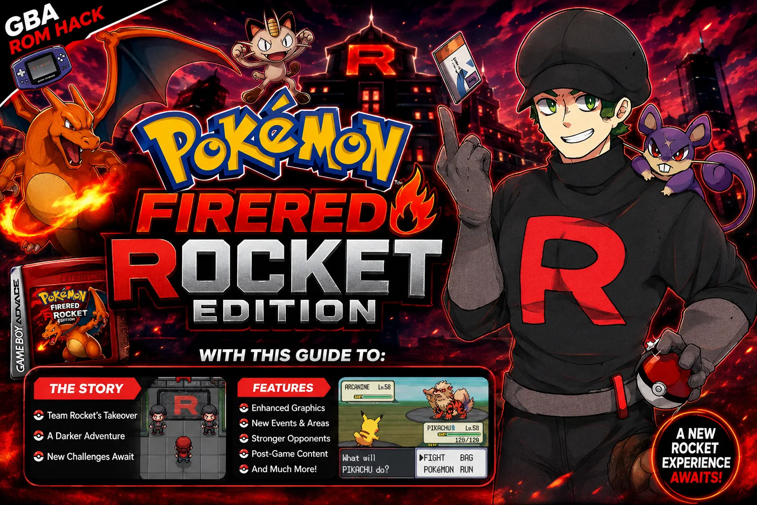 Pokemon FireRed Rocket Edition