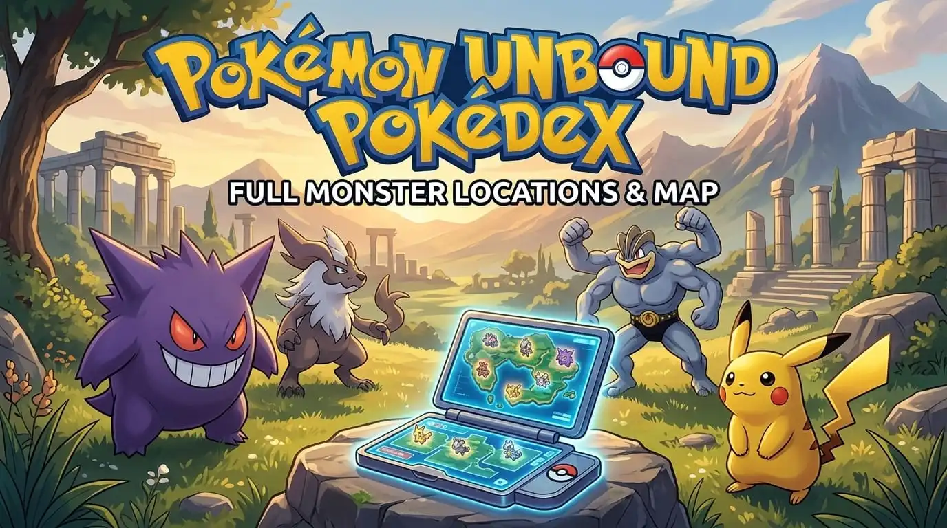 Pokemon unbound pokedex guide