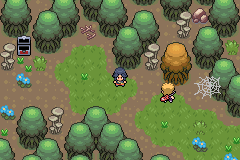 Pokémon Odyssey forest exploration gameplay