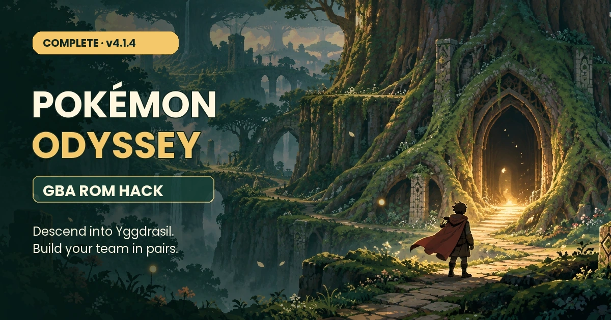 Pokémon Odyssey GBA ROM hack artwork
